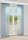 Graublau Vorschau Lysel - Schiebegardine Divo #1W in Beige Graublau