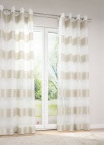 beige Vorschau Lysel - Ösenschal Mabia #1W in Grau beige