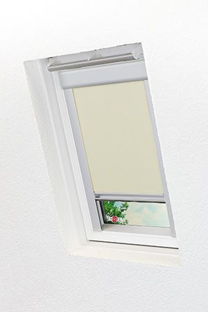 Lysel - Qualittsdachfensterrollo abdunkelnd elfenbein