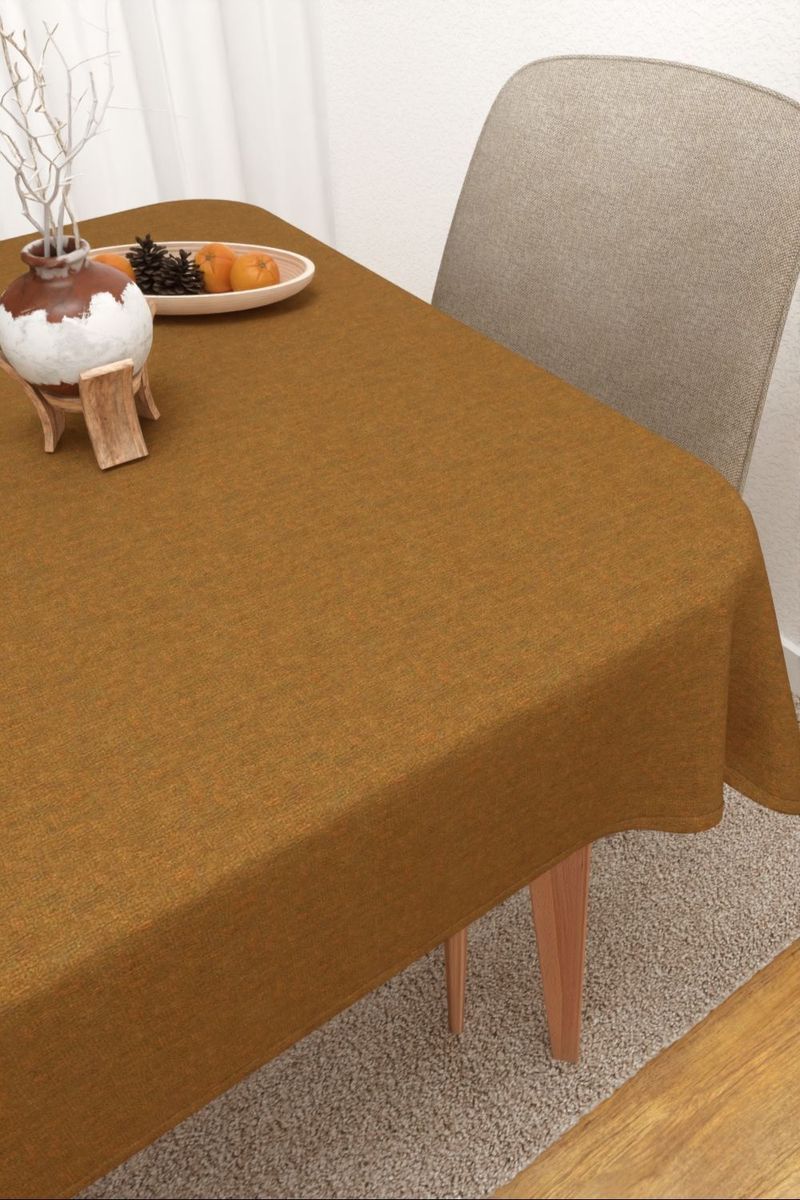Tischdecke eckig in orange