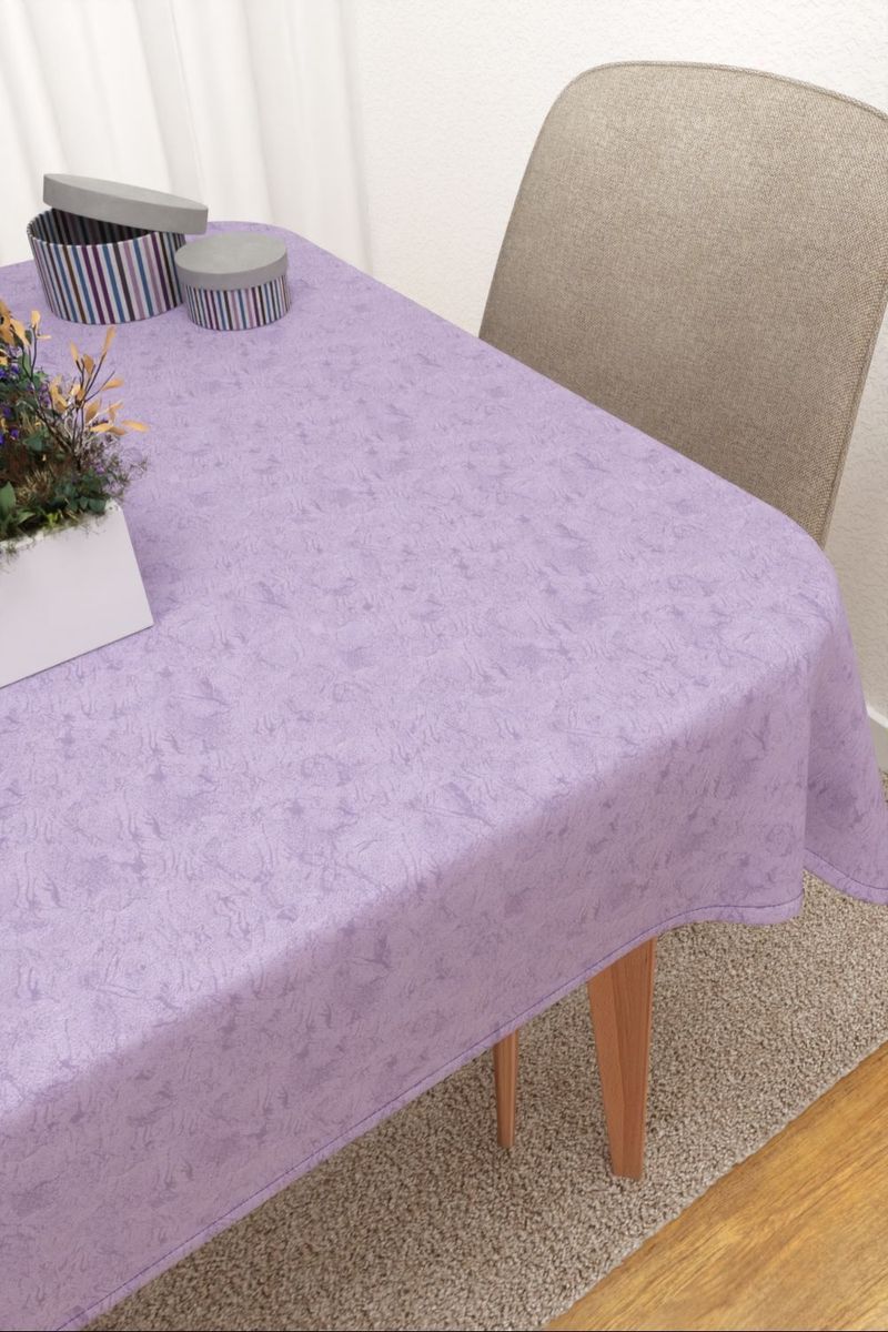 Tischdecke eckig in violett