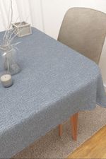 Vorschau Bavicora  #3J von Lysel - Tischdecke eckig in hellgrau jeansblau