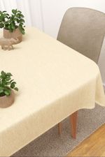 Vorschau Mazatlan #3J von Lysel - Tischdecke eckig in braunbeige elfenbein