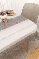Vorschau Accra #3J von Lysel - Tischdecke eckig in Beige Braunbeige