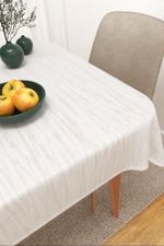 Vorschau Bibiani #3J von Lysel - Tischdecke eckig in Beige Wei