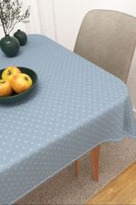 Vorschau Santana #3J von Lysel - Tischdecke eckig in beige himmelblau