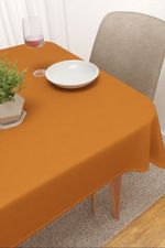 Vorschau Scuro #3J von Lysel - Tischdecke eckig in dunkelbraun apricot