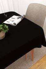Vorschau Scuro #3J von Lysel - Tischdecke eckig in dunkelbraun schwarz