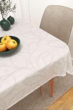Vorschau Bonny #3J von Lysel - Tischdecke eckig in Beige Wei