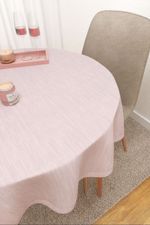 Vorschau Divo #3J von Lysel - Tischdecke rund in Wei Rosa