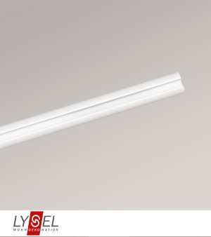 Lysel - Gardinenstange Opal Innenlauf doppelt  20mm