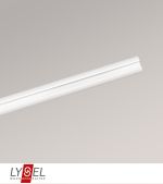 weiß Vorschau Lysel - Gardinenstange Opal Innenlauf doppelt Ø 20mm #1W weiß