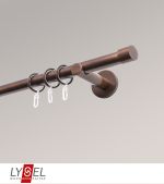 Vorschau Lysel - SET Opal 320cm Trger offen mit Endstcke Kappe in Titan #1W bronze