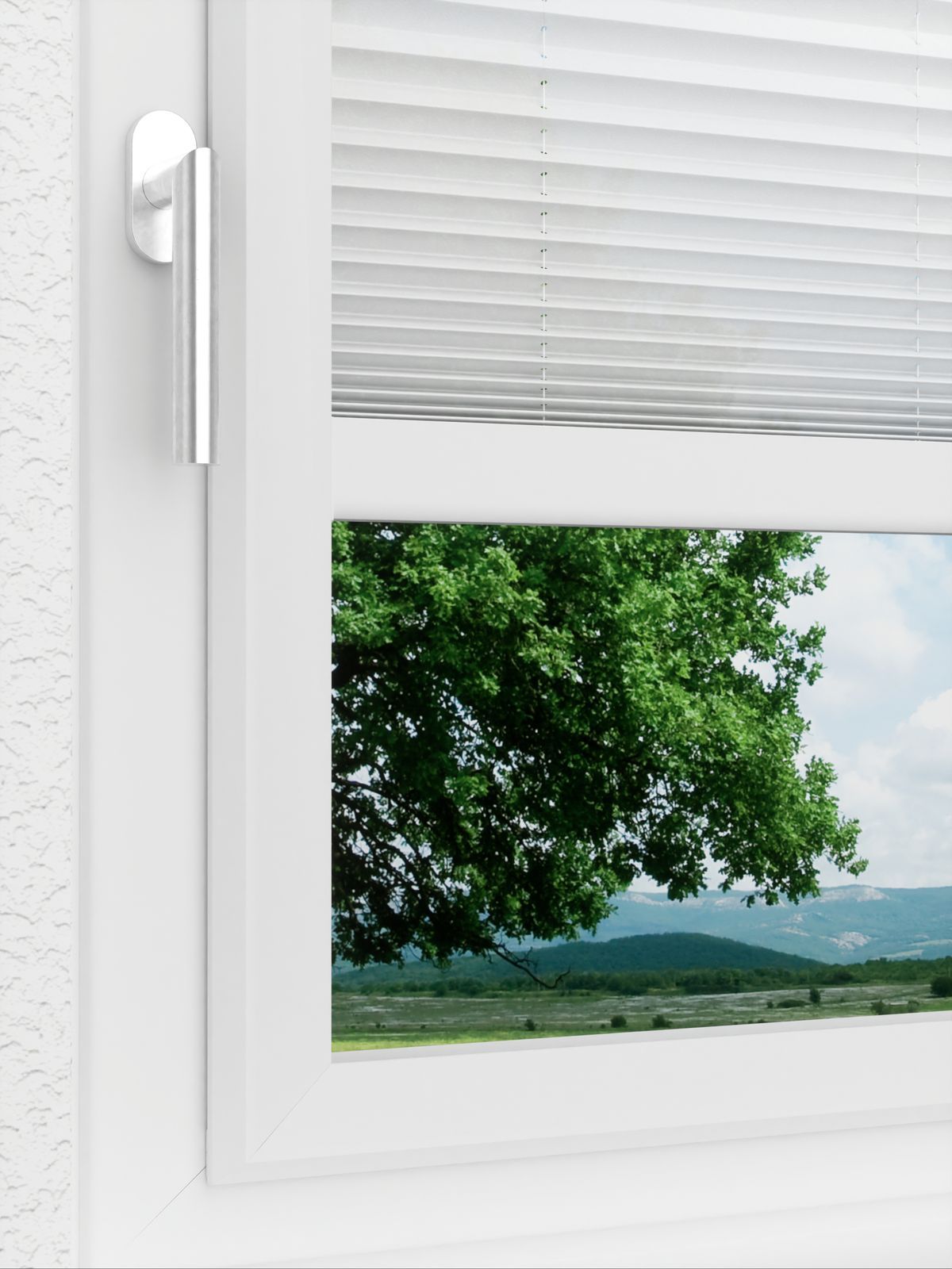 Detailansicht LYSEL HOME Plissee 205A Elva Krepp