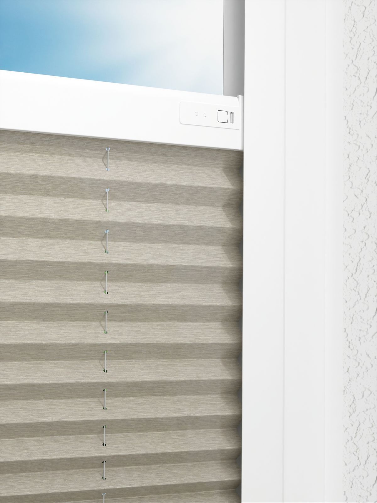 Detailansicht LYSEL HOME Plissee 304A Linn