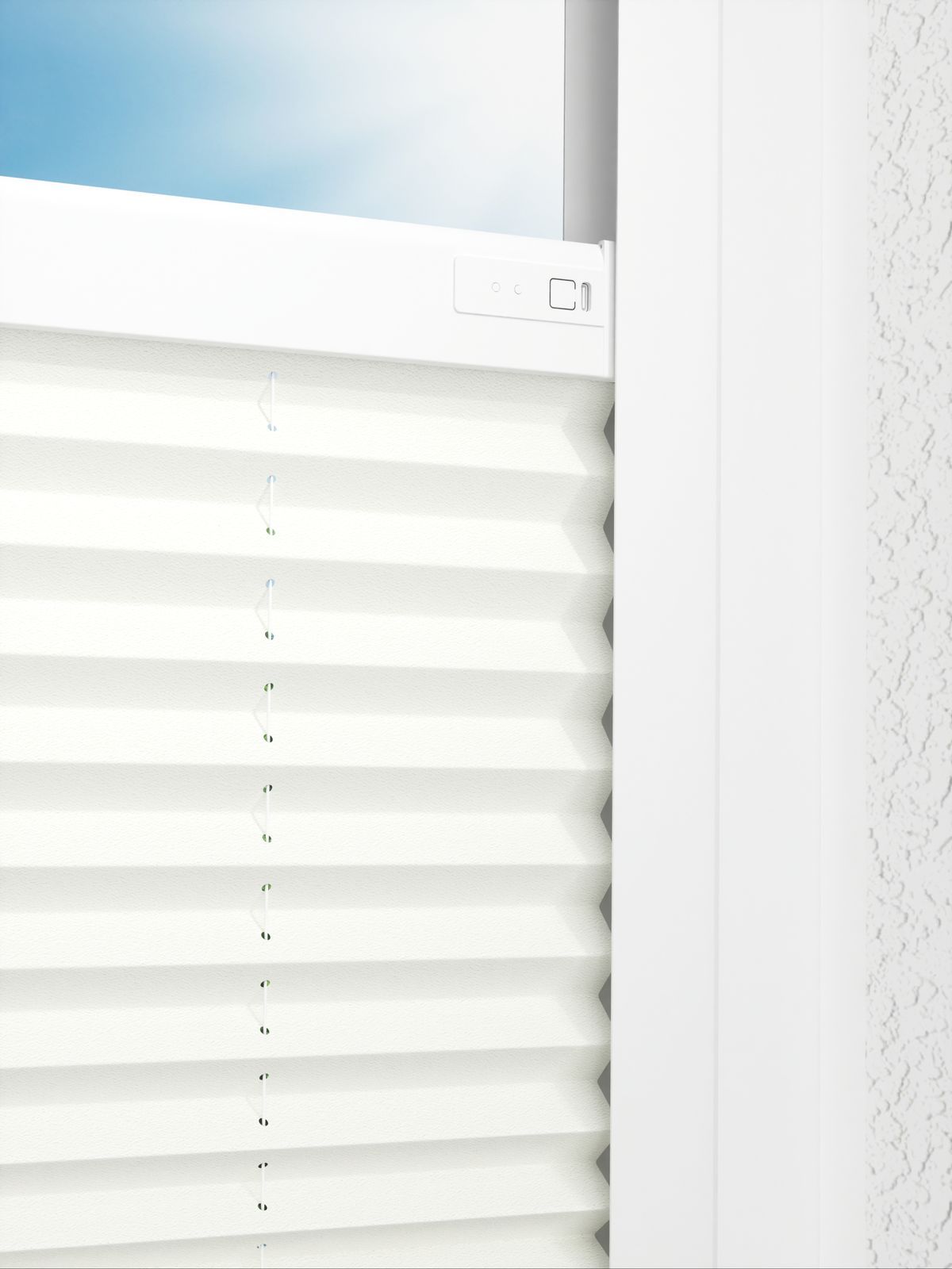 Detailansicht LYSEL HOME Plissee 307A Milla Krepp