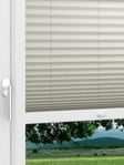 LYSEL HOME Plissee 212B Elva Krepp Pearl Fensteransicht