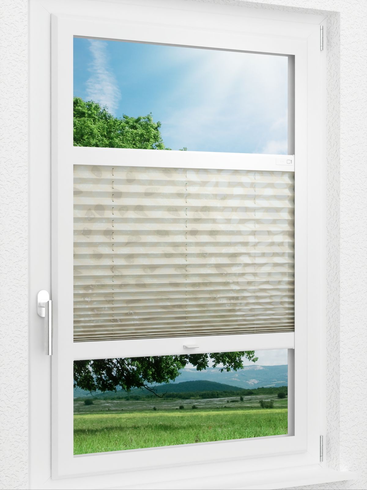 Detailansicht LYSEL HOME Plissee 342A Leaves