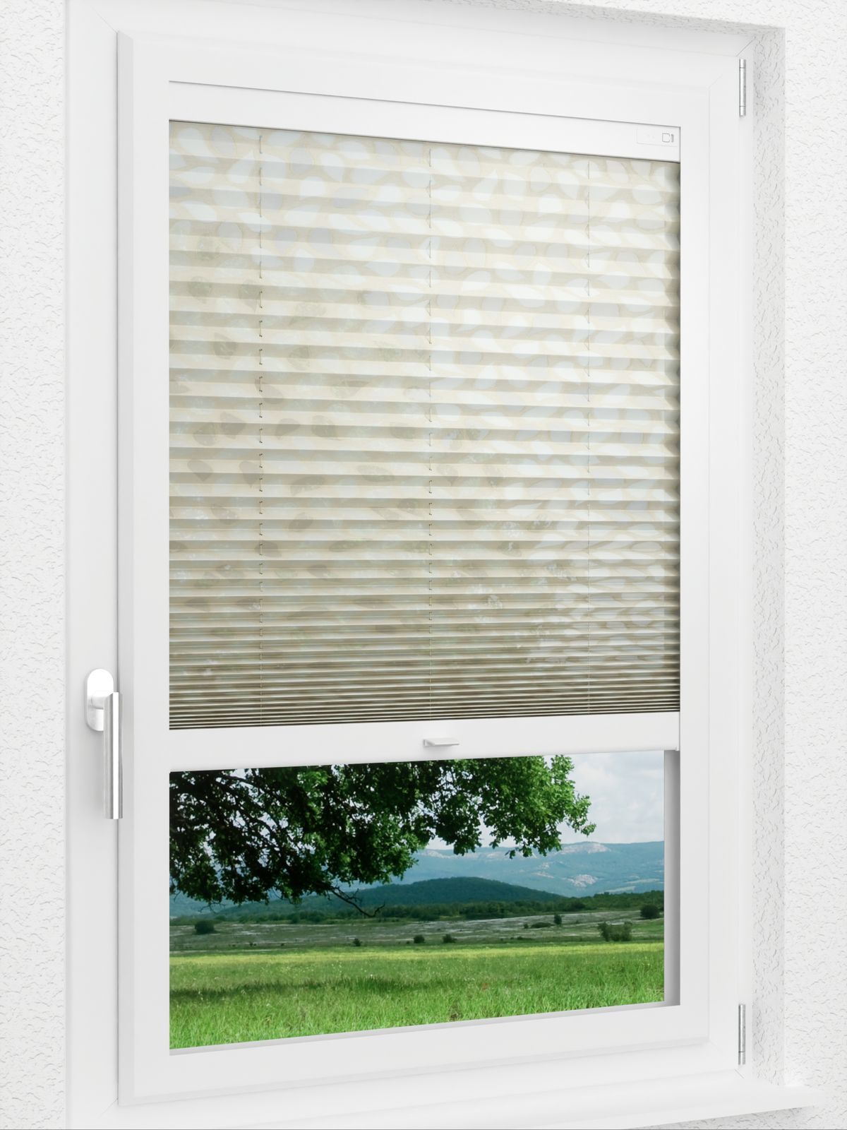 Detailansicht LYSEL HOME Plissee 342A Leaves