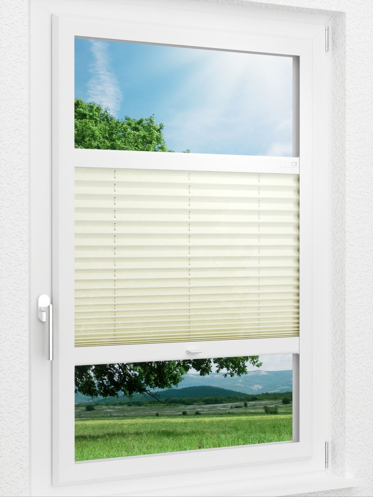 Detailansicht LYSEL HOME Plissee 207A Elva Krepp