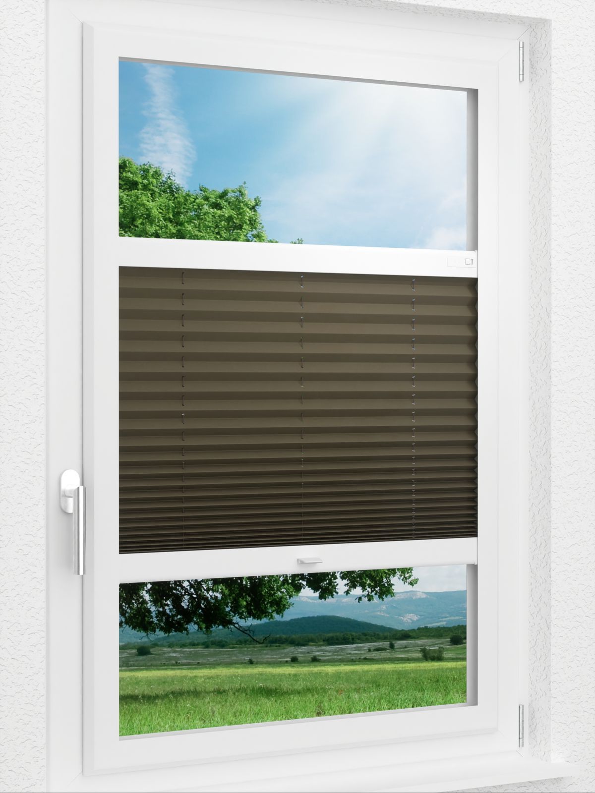 Detailansicht LYSEL HOME Plissee 236A Elva Krepp