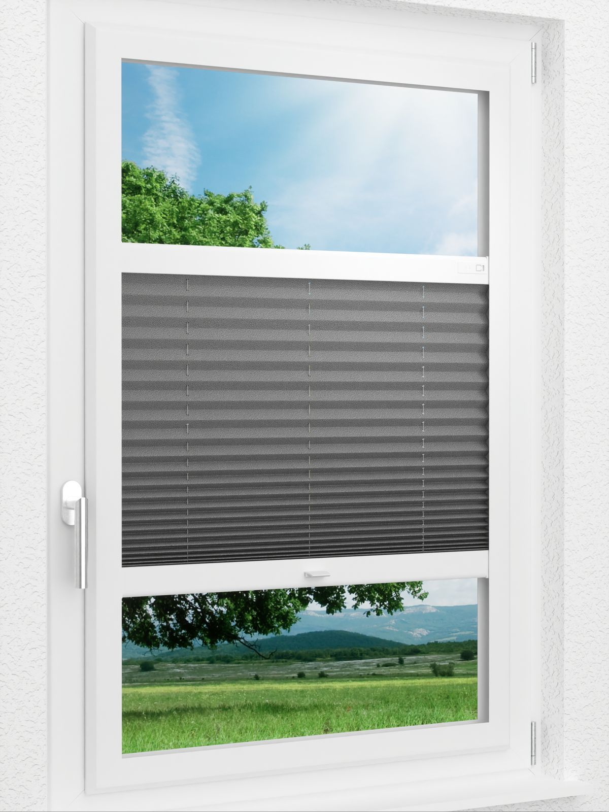 Detailansicht LYSEL HOME Plissee 302A Milla Krepp