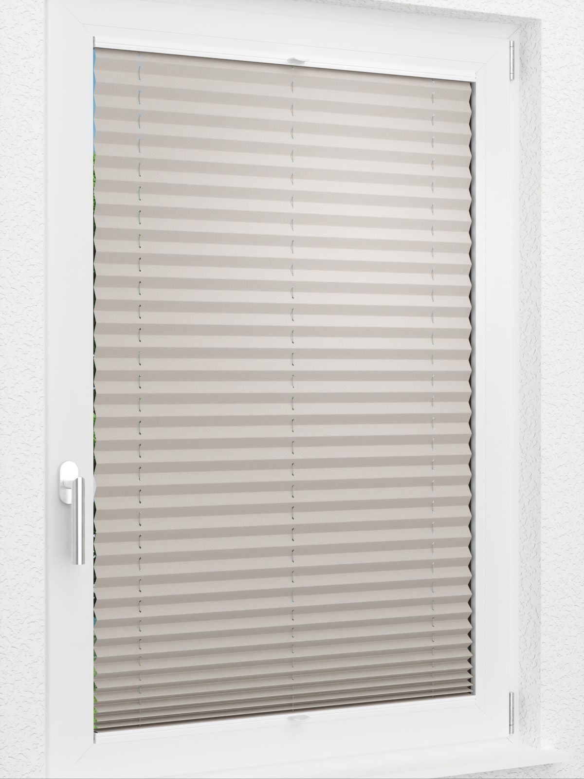Detailansicht LYSEL HOME Plissee 128B Elva Krepp