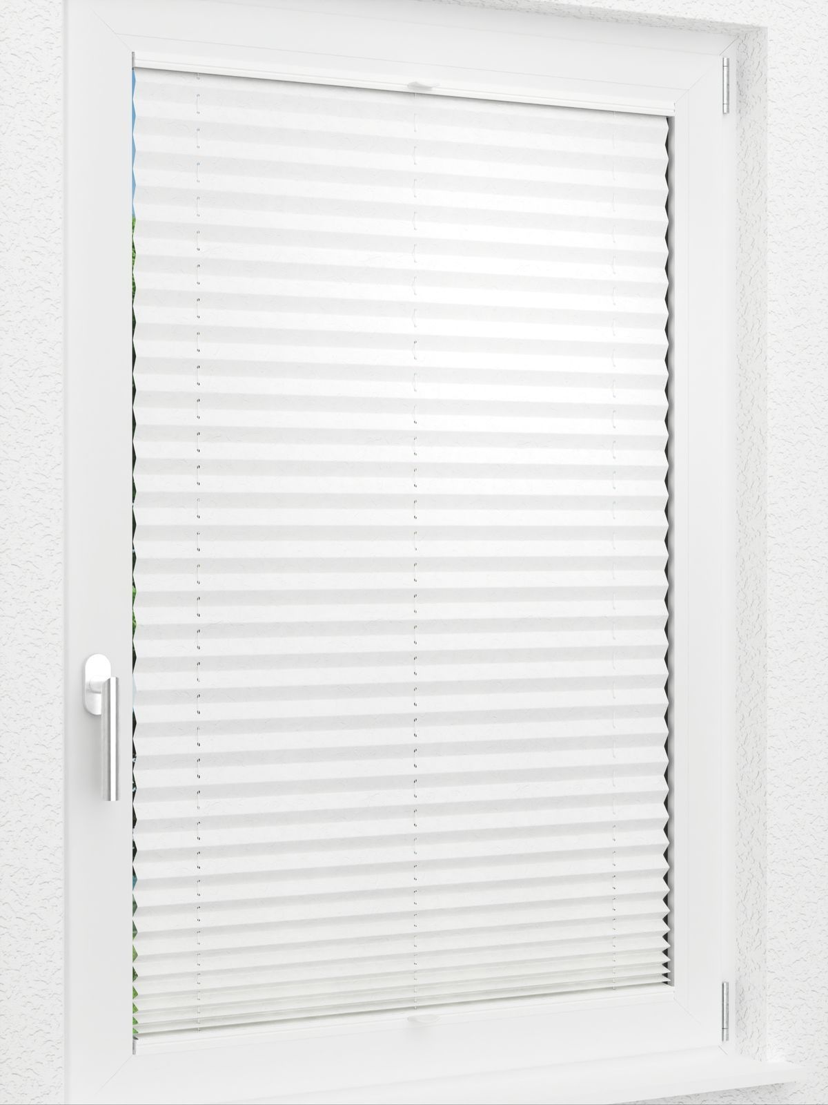 Detailansicht LYSEL HOME Plissee 124B Bari Crush Pearl