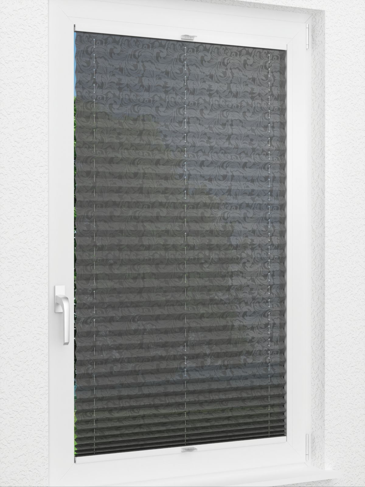 Detailansicht Plissee Shabby Chic 1246vs