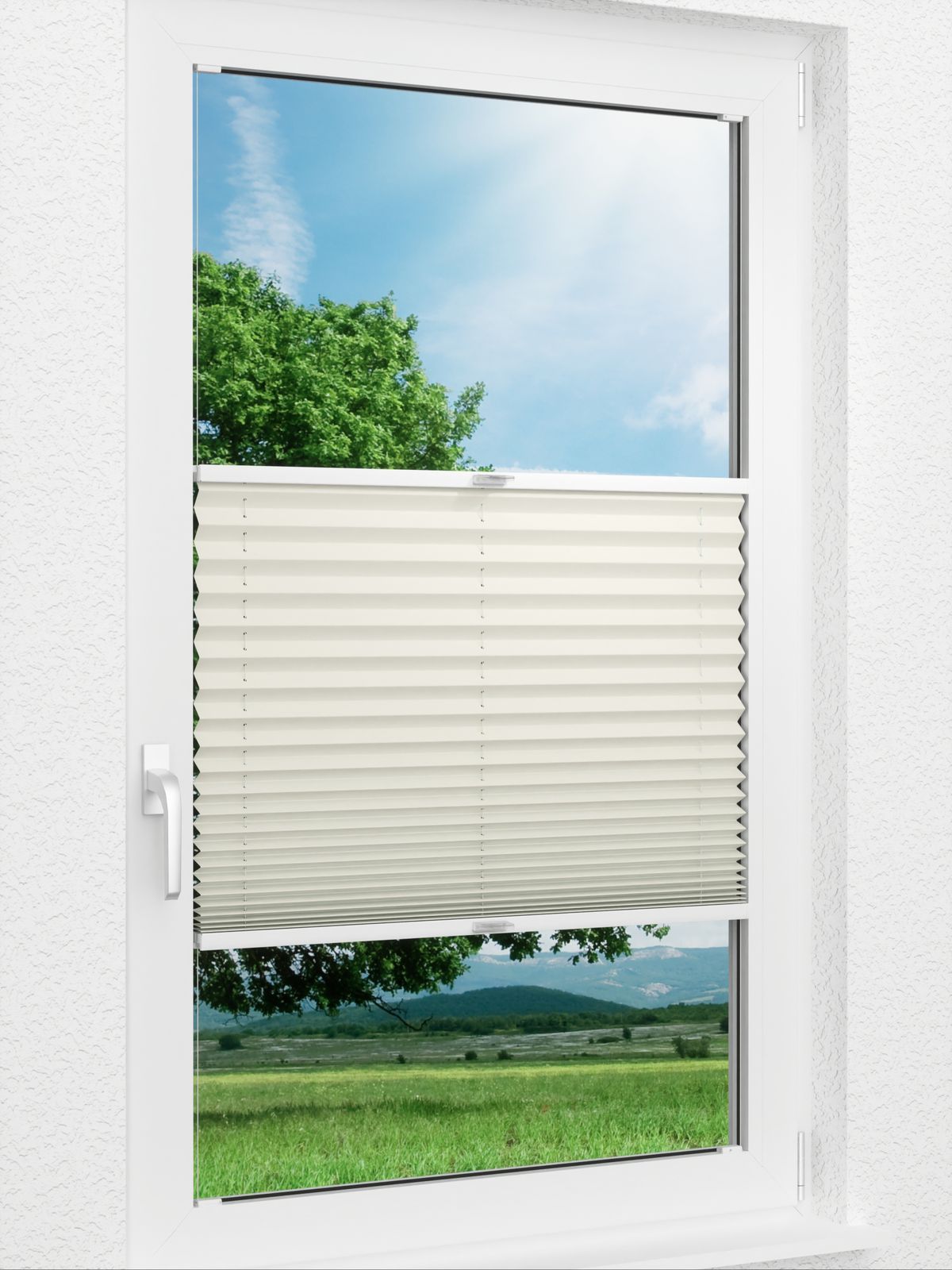 Detailansicht Plissee Krepp B1 1470vs