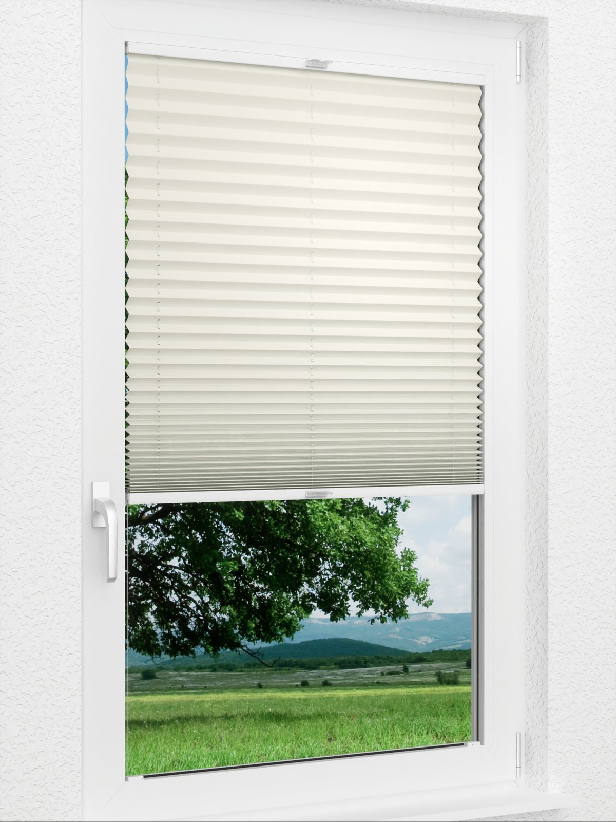 Detailansicht Plissee Krepp B1 1470vs