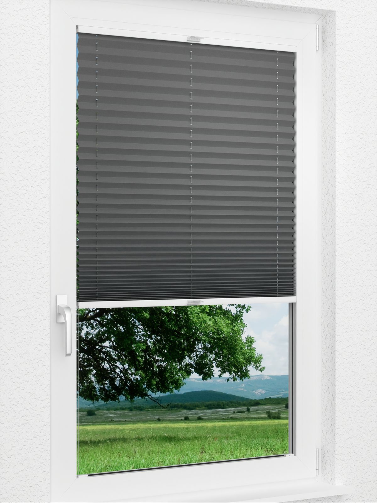 Detailansicht Plissee Krepp B1 1473vs