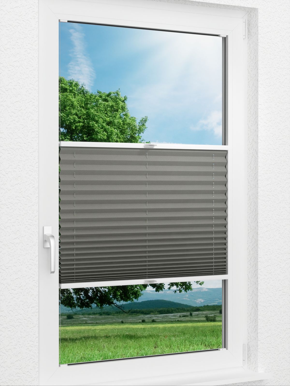 Detailansicht Plissee Color Krepp 1325vs