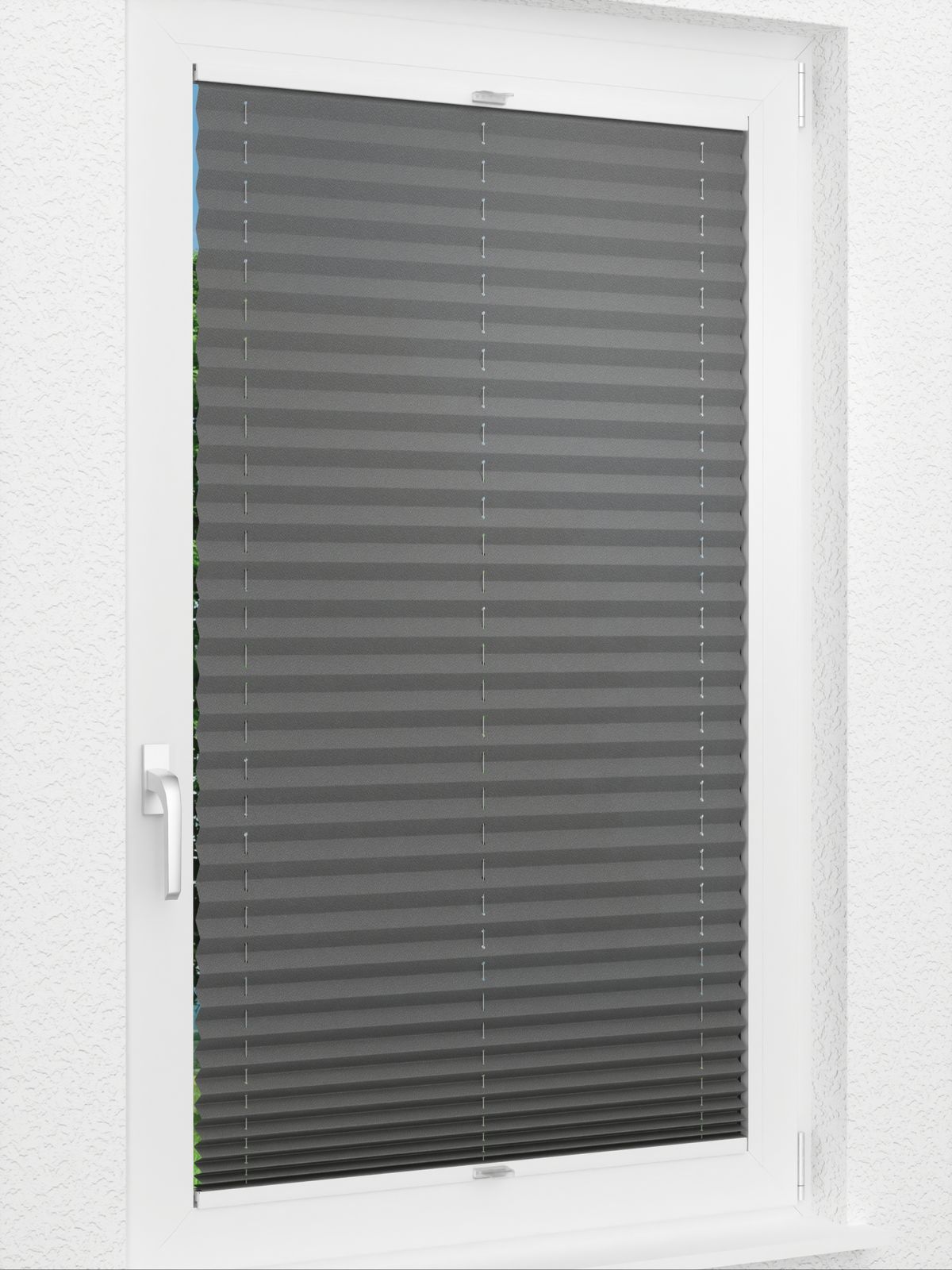 Detailansicht Plissee Color Krepp 1326vs