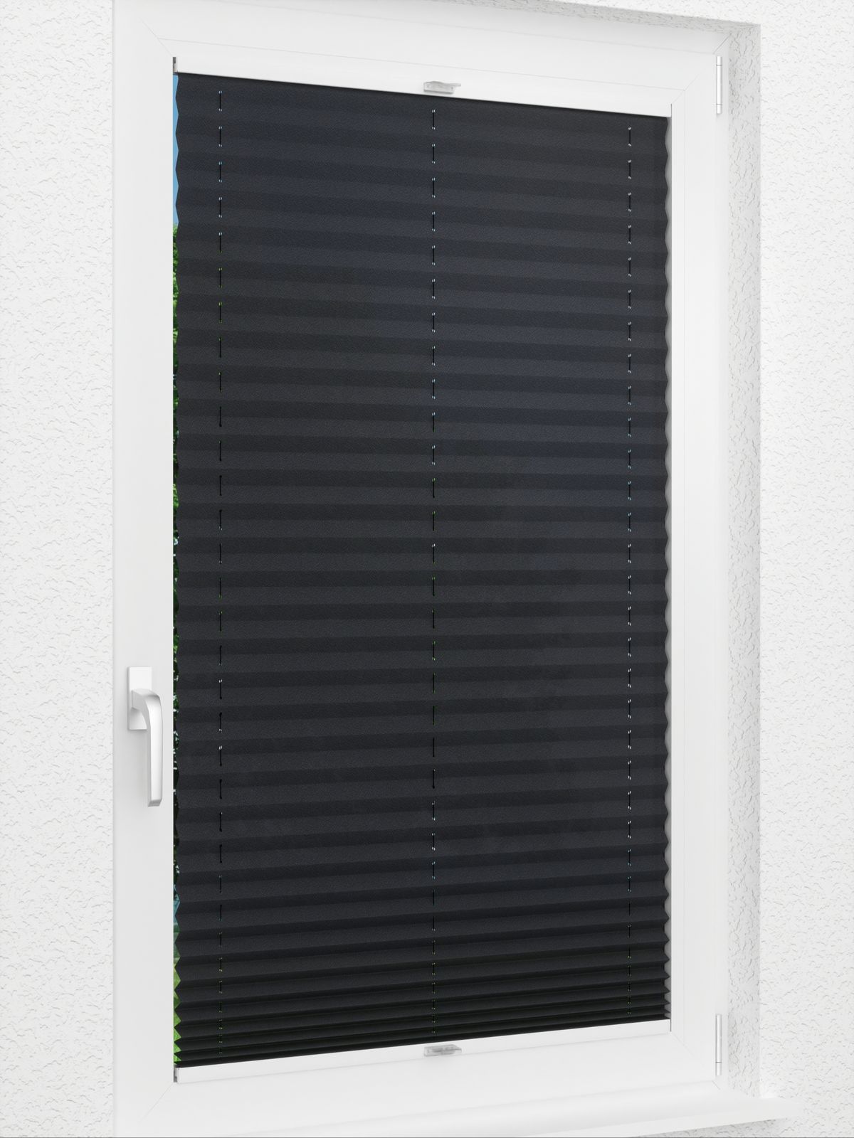 Detailansicht Plissee Color Krepp 1327vs
