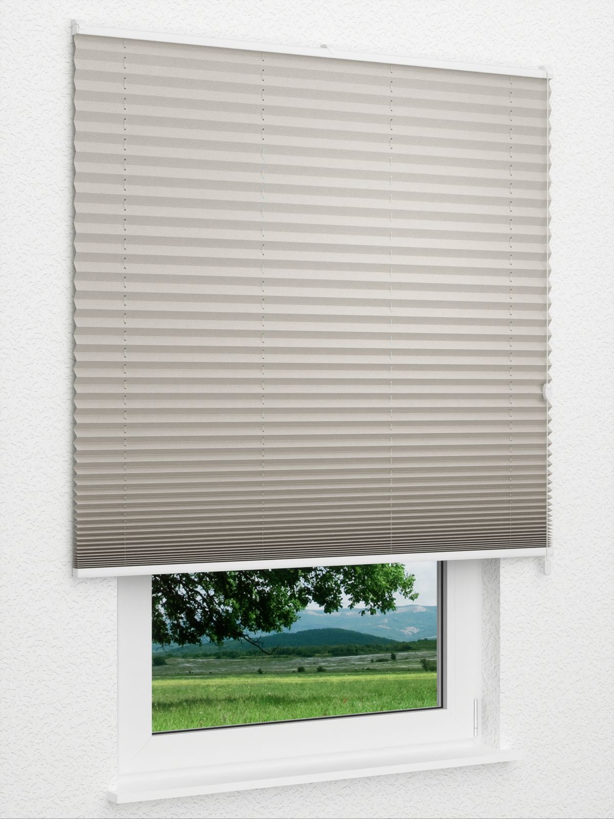 Detailansicht Plissee Color Krepp Reflex 1340vs