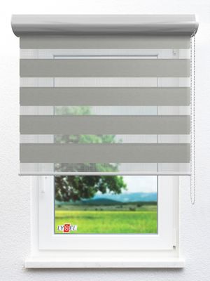 Doppelrollo Comines_25303ro Fensteransicht