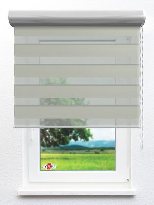 Doppelrollo Auray_39303ro Fensteransicht