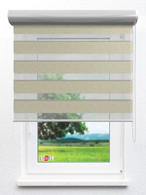 Doppelrollo Comines_15303ro Fensteransicht