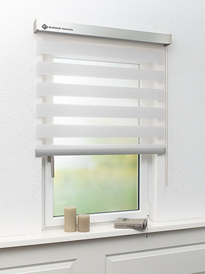 Doppelrollo Zapopan 71-09 Fensteransicht