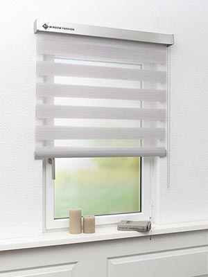 Doppelrollo Zapopan 71-03ro Fensteransicht