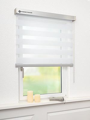 Doppelrollo Dallas 37-012ro Fensteransicht