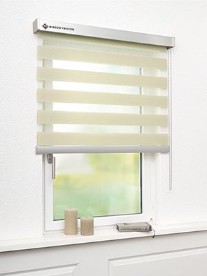 Doppelrollo Dallas 37-082ro Fensteransicht