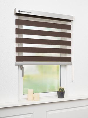 Doppelrollo Dallas 37-092ro Fensteransicht