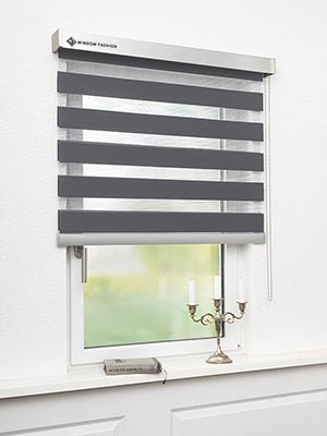 Doppelrollo Dallas 37-052ro Fensteransicht