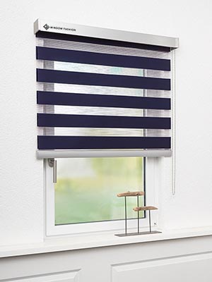 Doppelrollo Dallas 37-102ro Fensteransicht