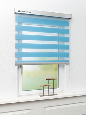 Doppelrollo Dallas 55-05ro Fensteransicht